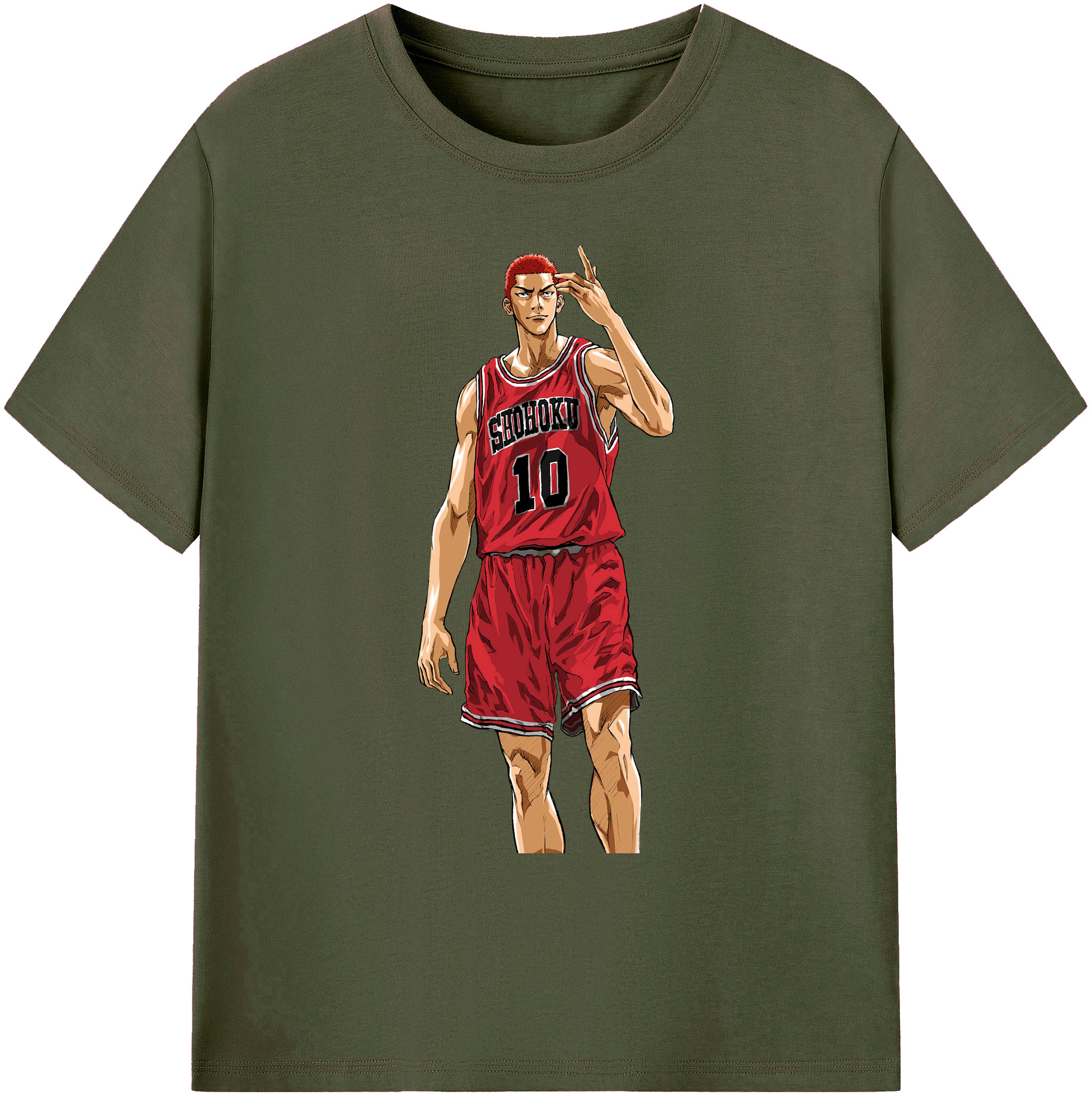 （画像用） SLAM DUNK／スラムダンク 綿100％ メンズ半袖Tシャツ｜肌触りやわらか＆通気性